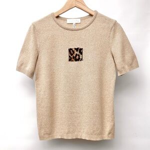 Escada short sleeve knit top